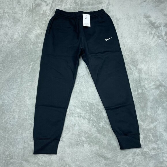 Nike Mens Black Sweatpants Medium Athletic Fit a1307 - Picture 1 of 6
